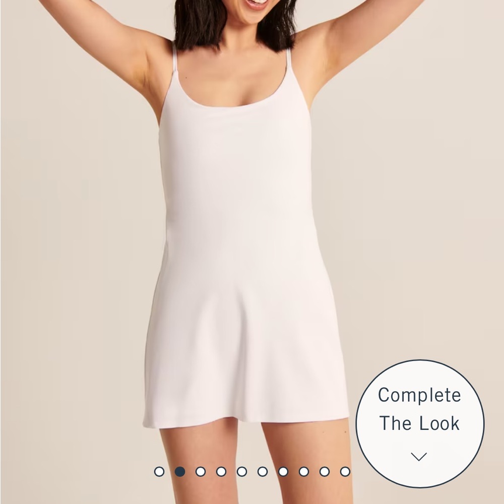 NWT XXL Tall Traveler Mini Dress Abercrombie color: Pink